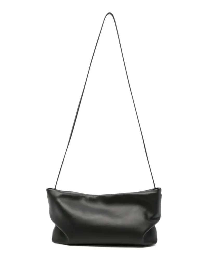 Aesther Ekme Nina Clutch aus Leder - Schwarz Schwarz
