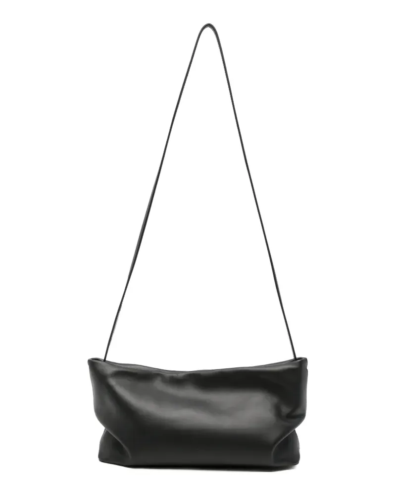 Aesther Ekme Nina Clutch aus Leder - Schwarz Schwarz