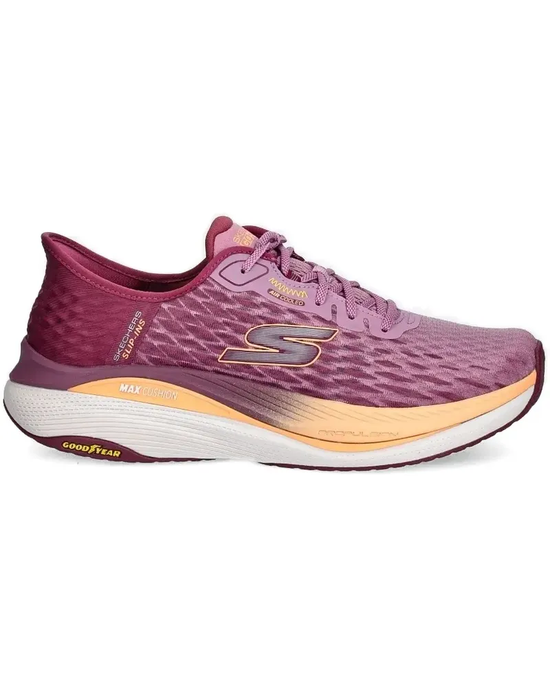 Skechers Strukturierte Slip-Ins Max Cushioning Sneakers - Violett Violett
