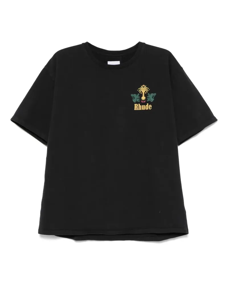 RHUDE Tabaco T-Shirt - Schwarz Schwarz