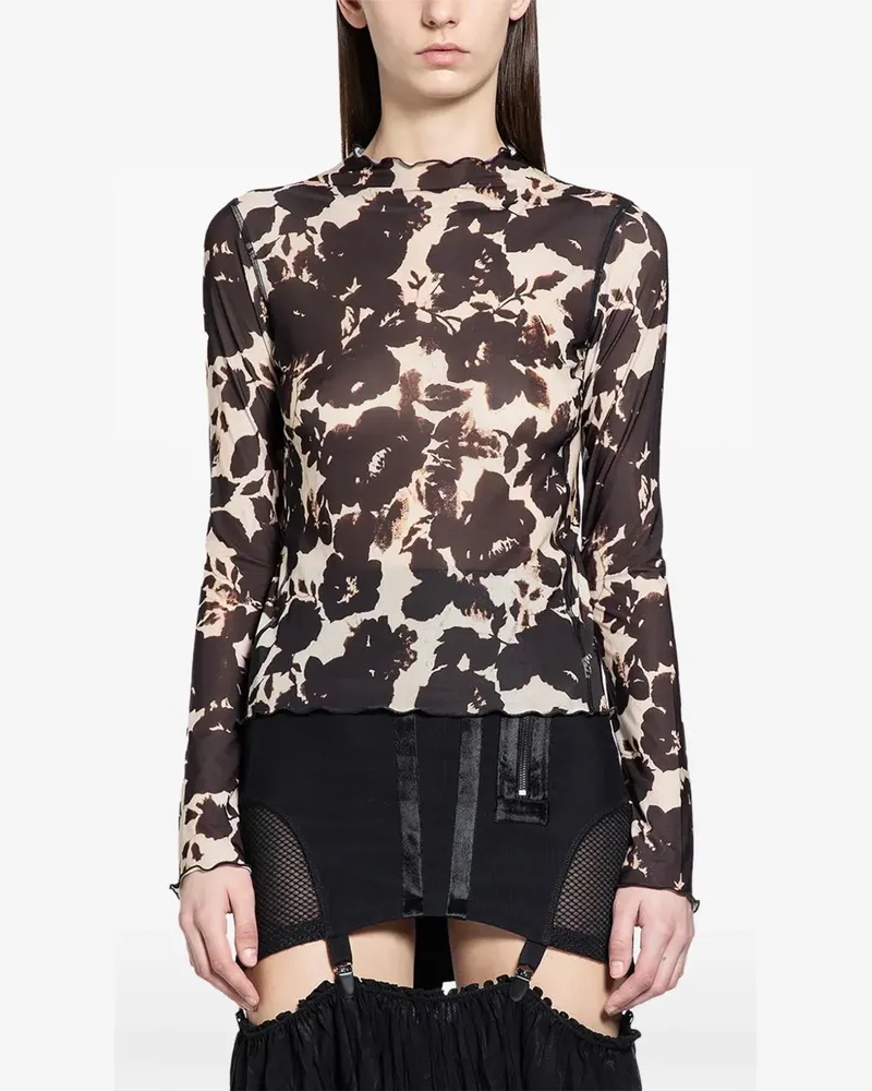 Charlotte Knowles Gerüschtes Halcyon Oberteil - Braun Braun