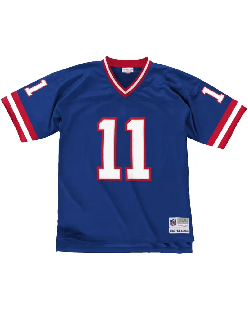 Mitchell & Ness NFL Legacy "Giants 1986 Phil Simms" Trikot - Blau Blau