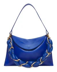 Proenza Schouler Twisted Chain Schultertasche Blau