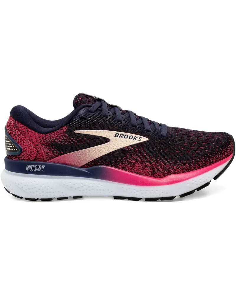 Brooks Ghost 16 2E "Black/Red" Sneakers - Schwarz Schwarz