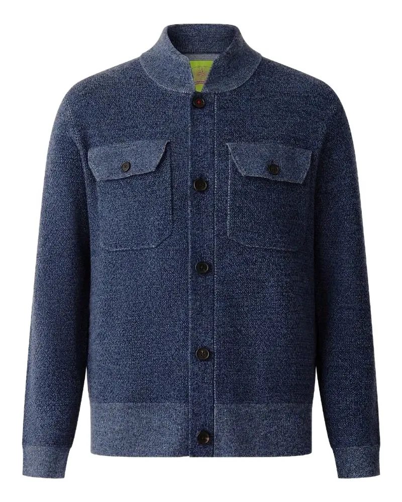 Shanghai Tang Geknöpfter Cardigan - Blau Blau