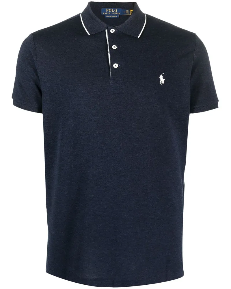 Ralph Lauren Poloshirt mit Logo-Stickerei - Blau Blau