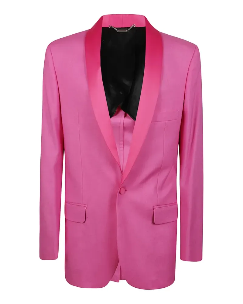 John Richmond shawl-lapel single-breasted blazer - Rosa Rosa