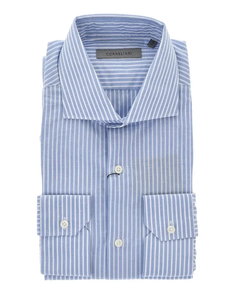 Corneliani striped shirt - Blau Blau