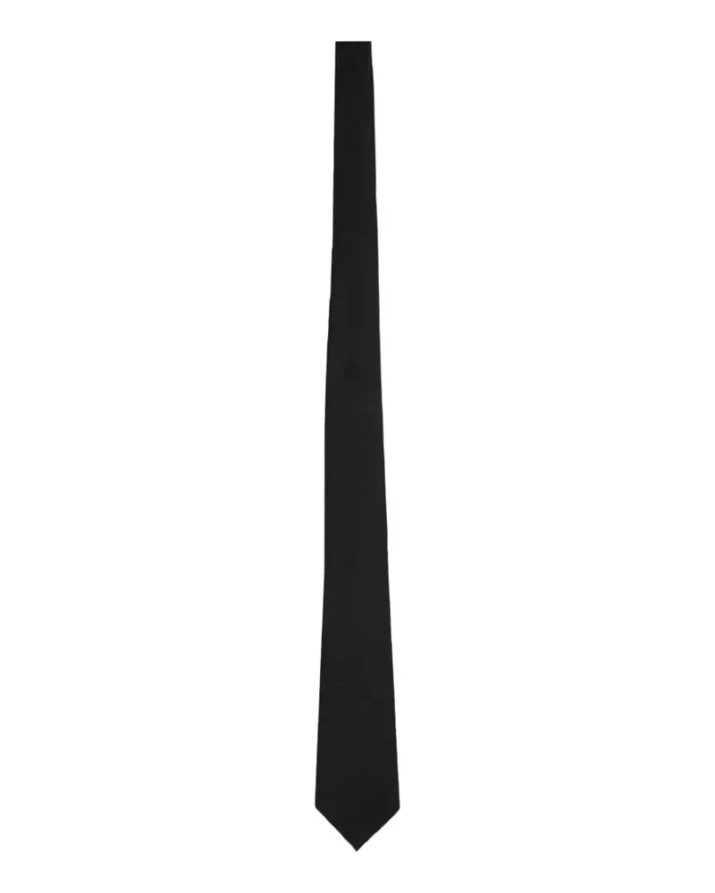 Giorgio Armani Krawatte aus Seide - Schwarz Schwarz