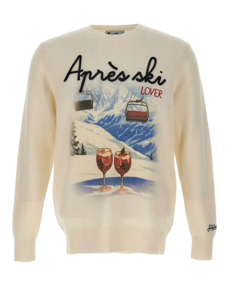 MC2 Saint Barth Après-Ski Pullover mit Heron-Print - Nude Nude