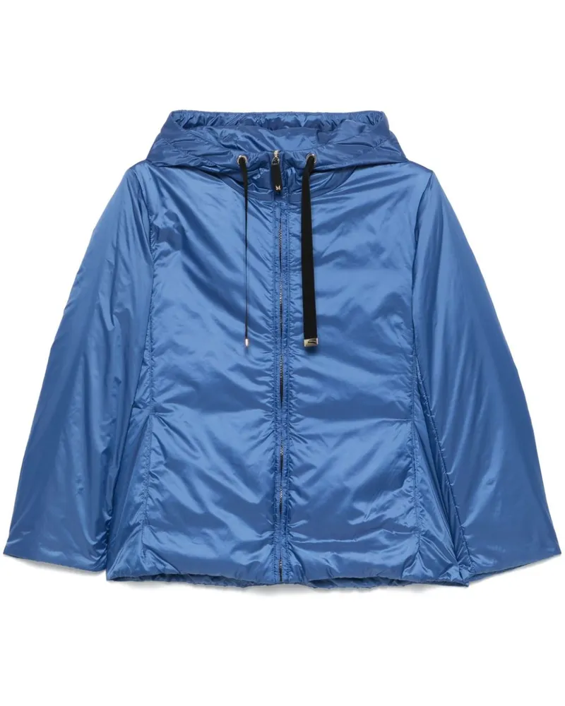 Max Mara Gesteppte Green Jacke - Blau Blau