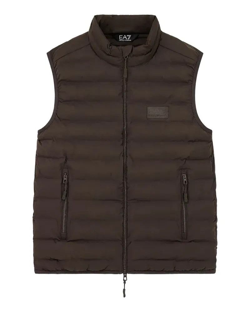 EA7 quilted gilet - Braun Braun