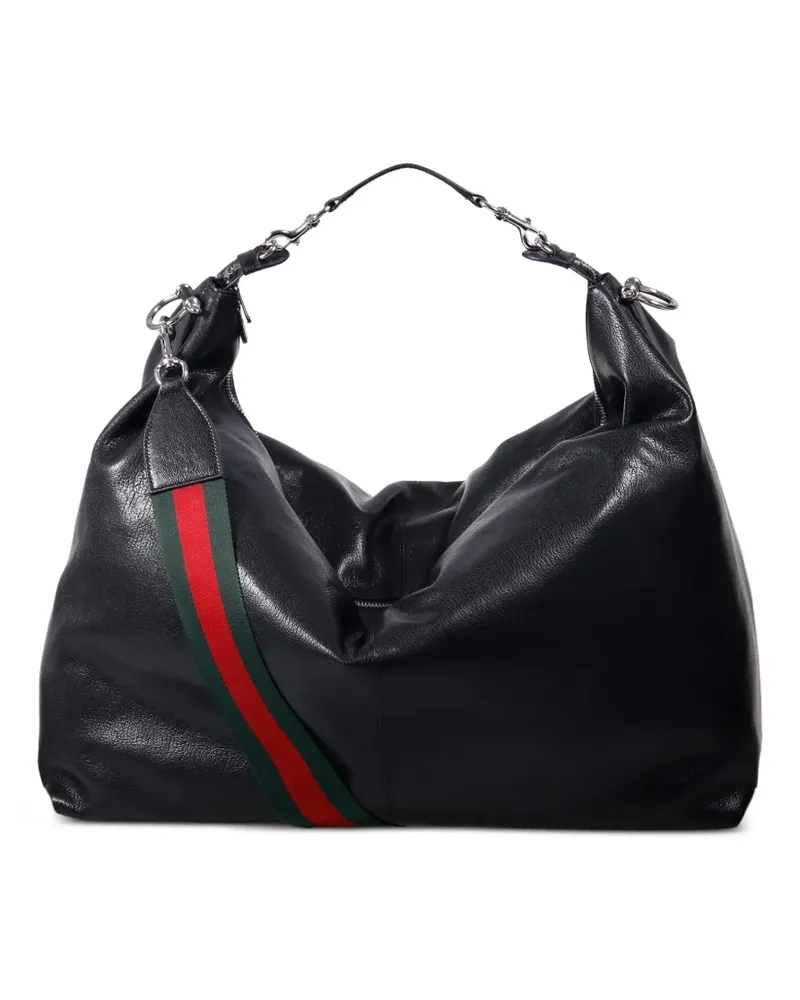 Gucci Brera large crossbody bag - Schwarz Schwarz