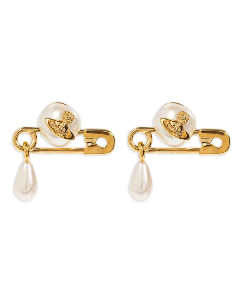 Vivienne Westwood Ohrringe mit Orb-Detail - Gold Gold