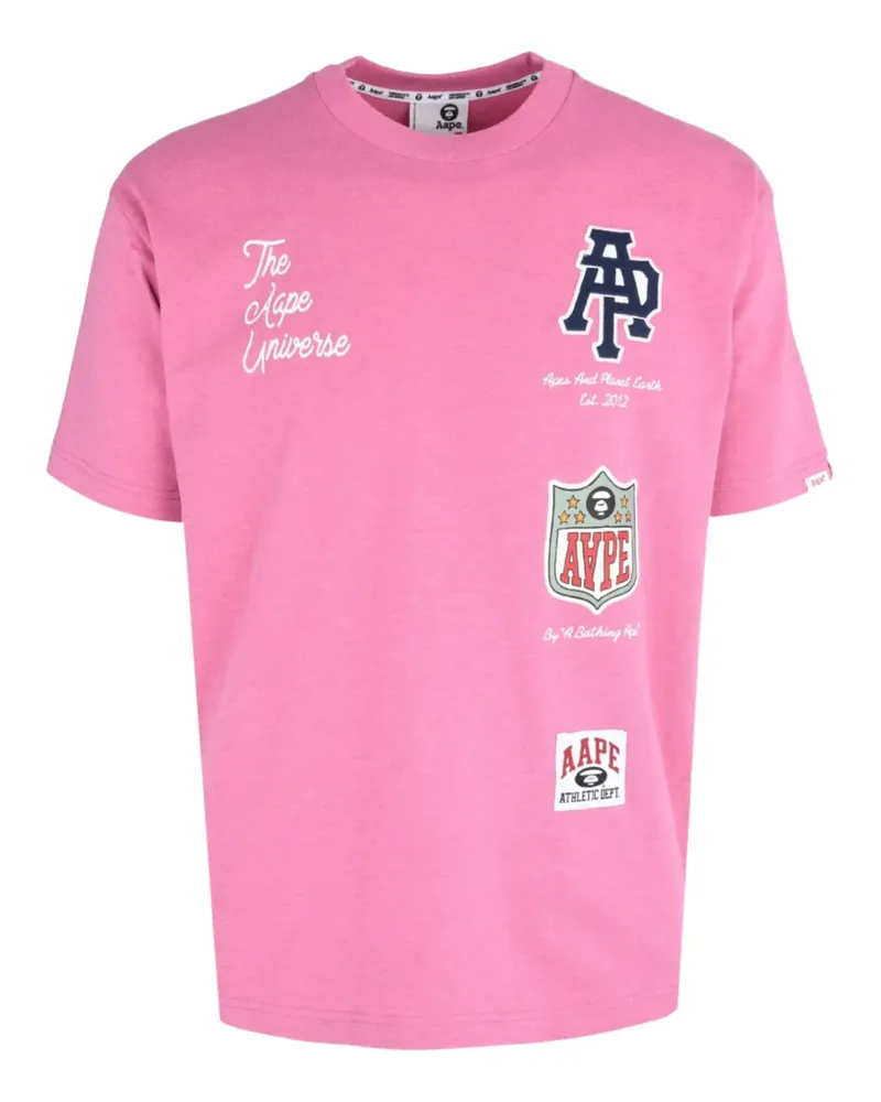 BAPE AAPE Fancy Main T-Shirt - Rosa Rosa