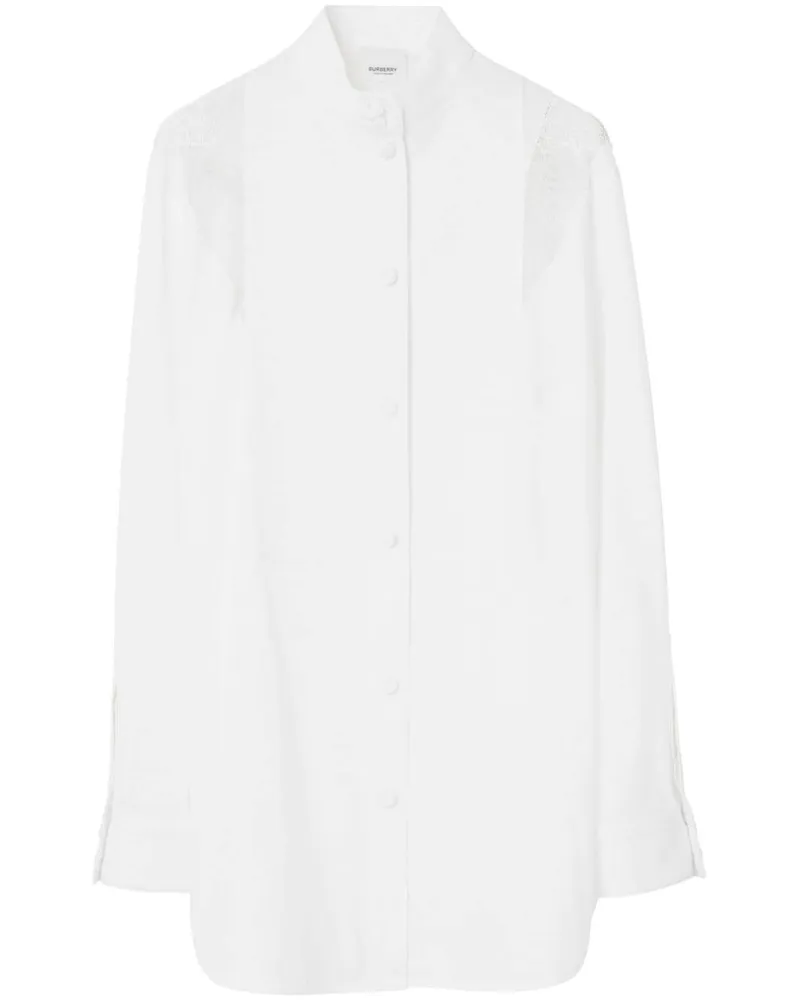 Burberry Hemd mit Spitze - Weiß Weiß