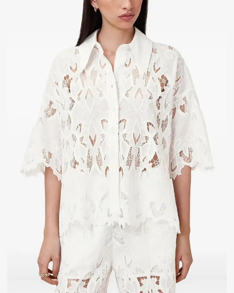AllSaints Charli Hemd - Weiß Weiß