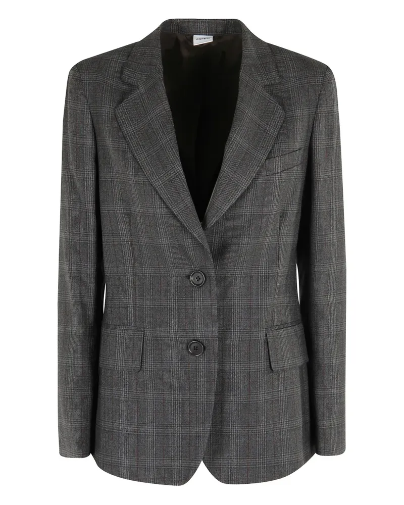ASPESI check-pattern blazer - Grau Grau