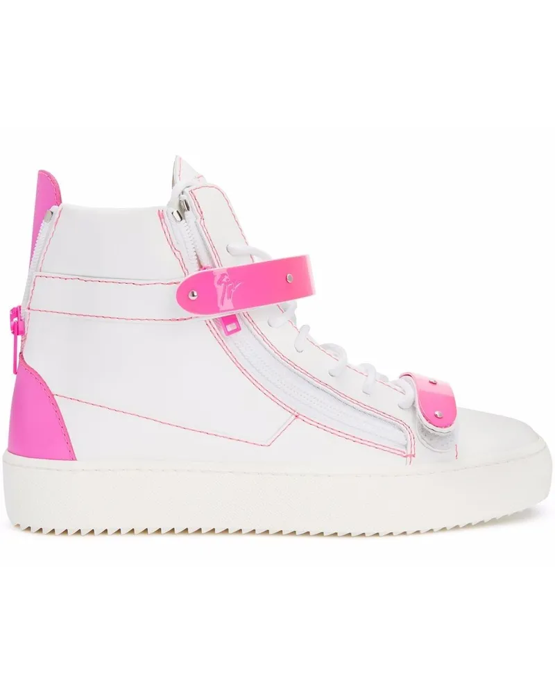 Giuseppe Zanotti Coby High-Top-Sneakers Weiß