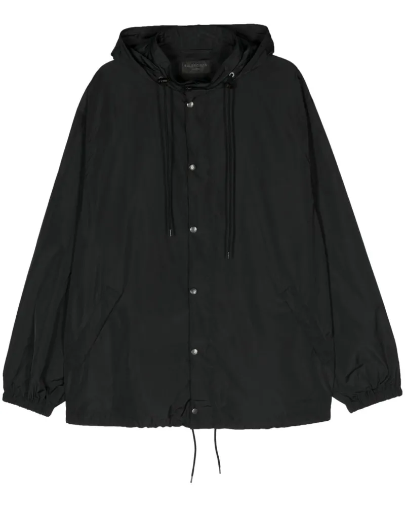 Balenciaga Jacke mit Kapuze - Schwarz Schwarz