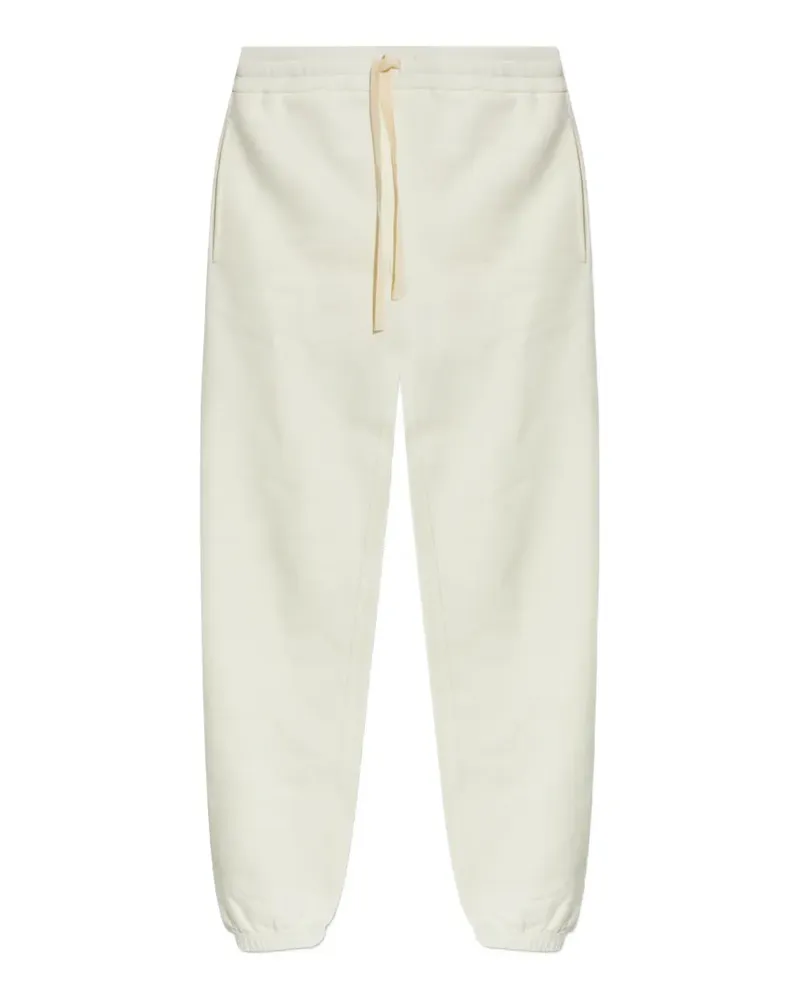 Jil Sander drawstring-detail cotton track pants - Nude Nude