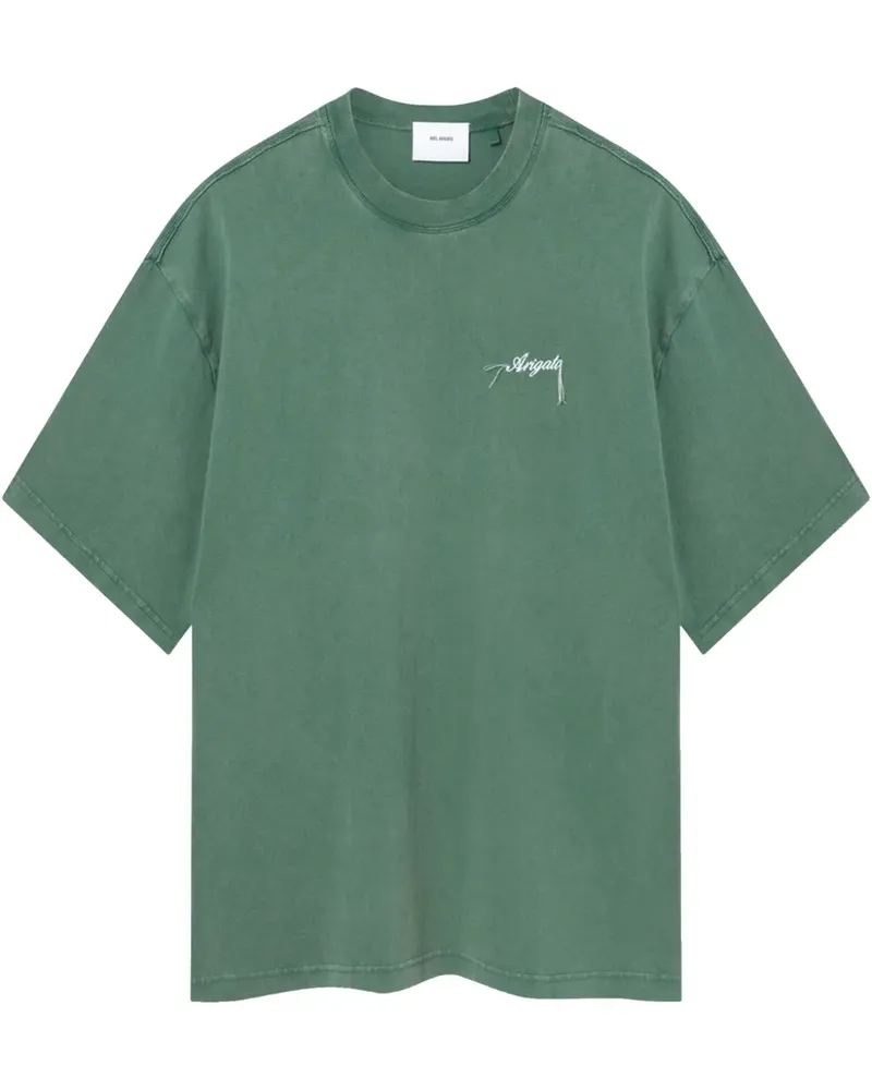 Axel Arigato T-Shirt mit Logo - Grün Grün