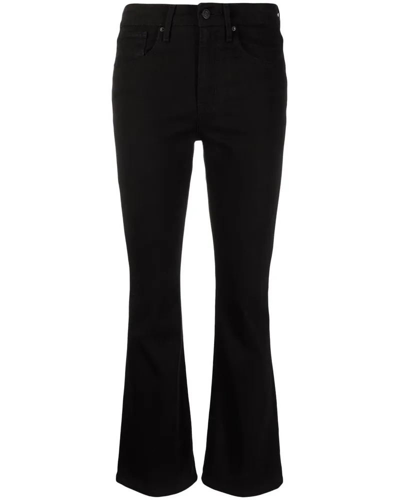 Levi's Bootcut-Jeans mit hohem Bund - Schwarz Schwarz