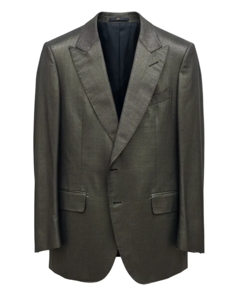 Tom Ford Dyllan Smoking-Jacke mit steigendem Revers - Schwarz Schwarz