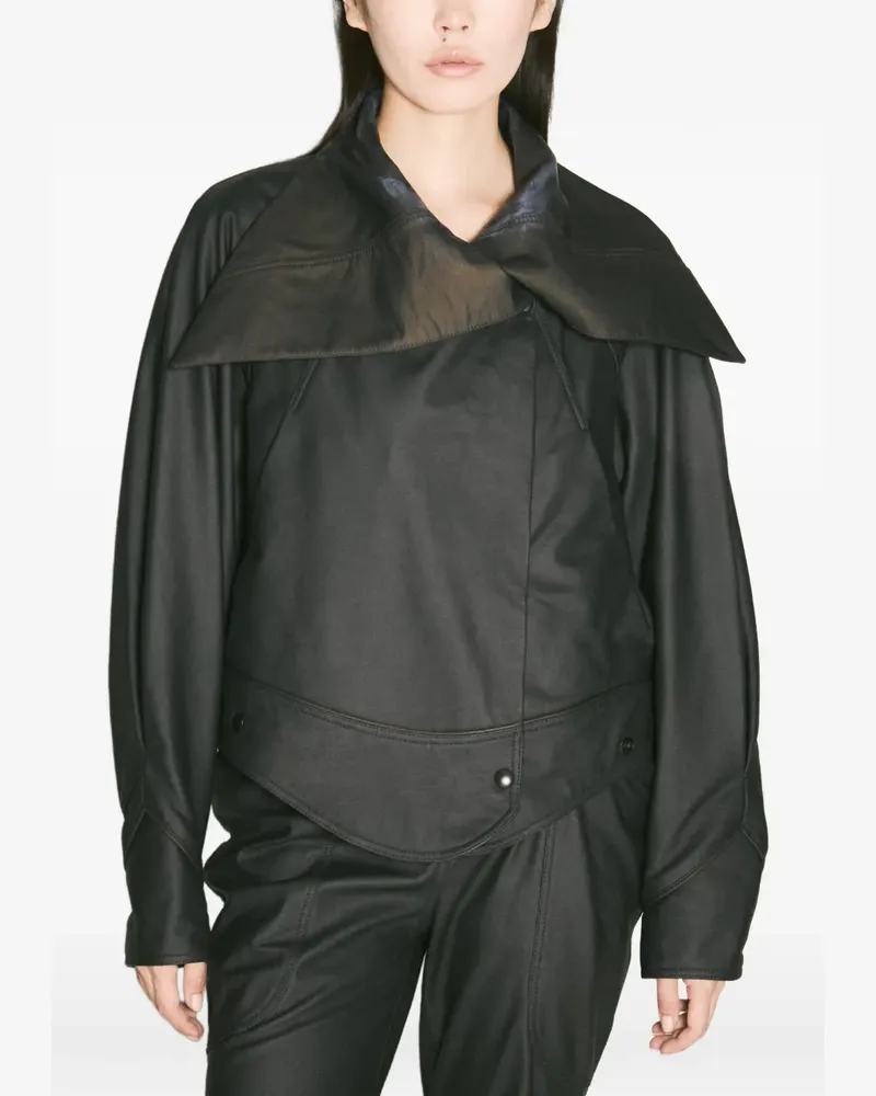 KIKO KOSTADINOV spread-collar jacket - Schwarz Schwarz