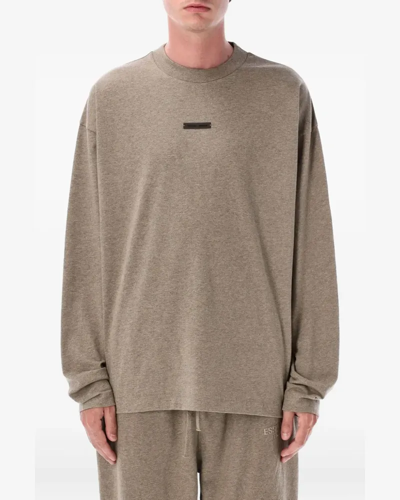 Fear of God Klassisches Langarmshirt - Braun Braun