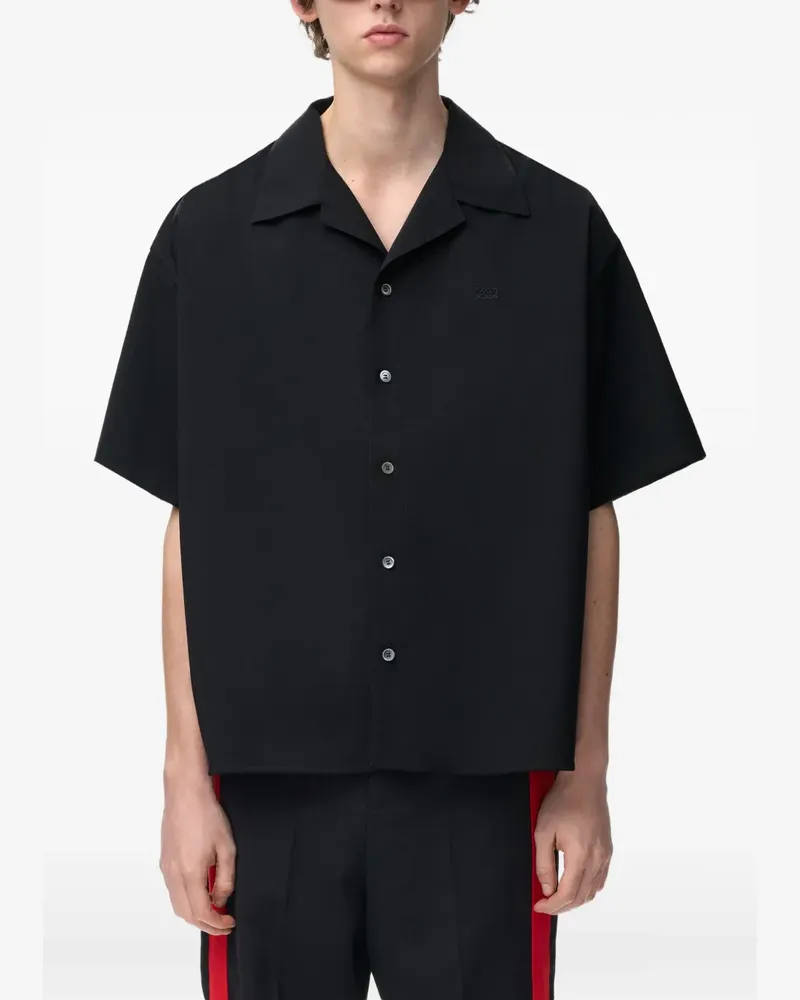 Loewe Hemd mit kurzen Ärmeln - Schwarz Schwarz