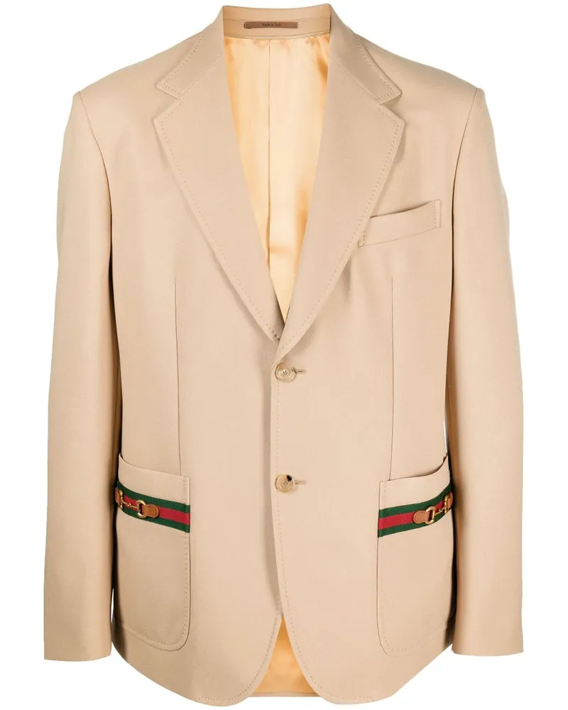 Gucci Sakko mit fallendem Revers - Nude Nude
