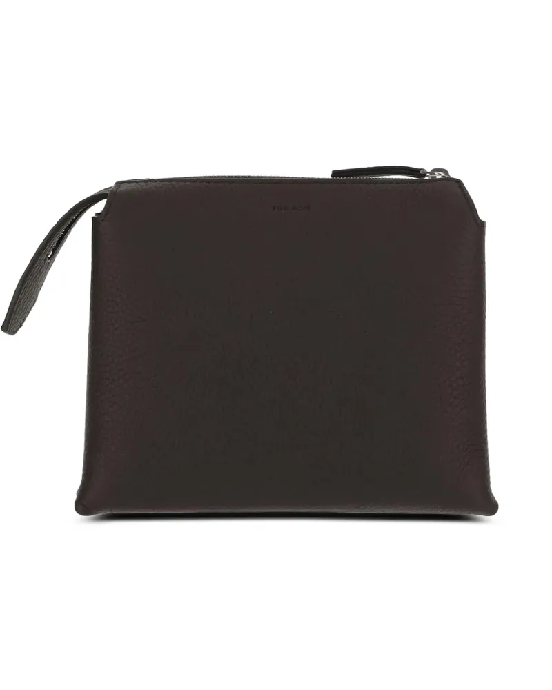 The Row zip fastening clutch bag - Braun Braun