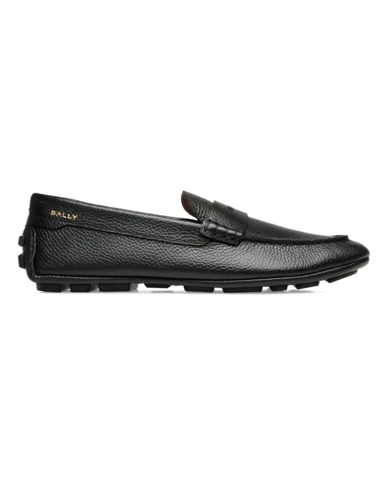 Bally grained-leather loafers - Schwarz Schwarz