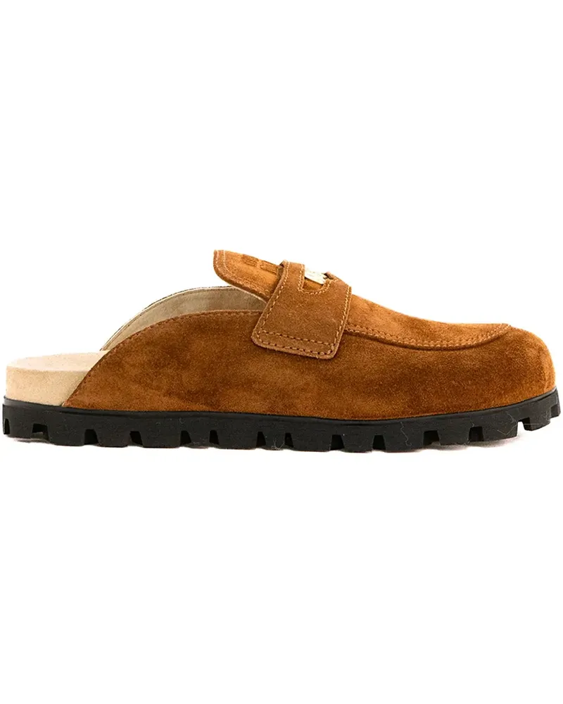 Miu Miu Mules aus Wildleder - Braun Braun