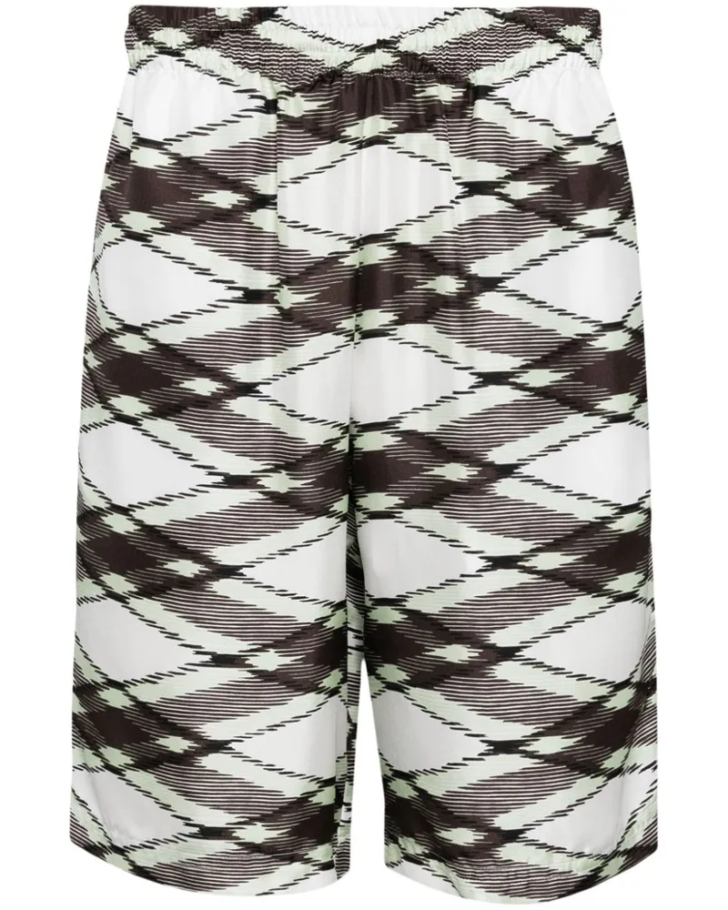 Missoni Gemusterte Shorts aus Seide - Grün Grün