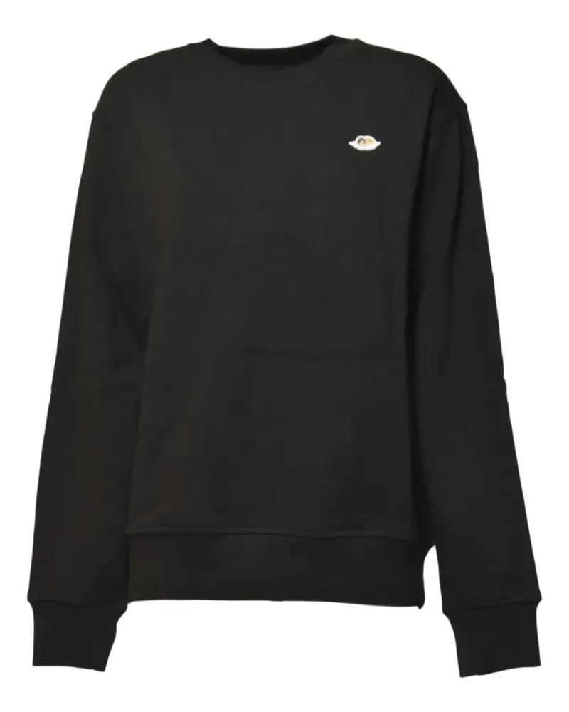 Fiorucci Sweatshirt mit Engel-Patch - Schwarz Schwarz