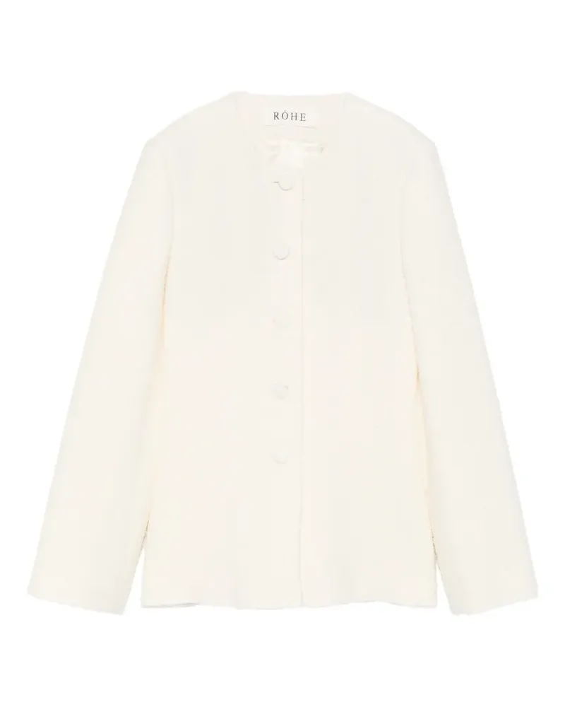 Róhe Einreihige Jacke - Weiß Weiß
