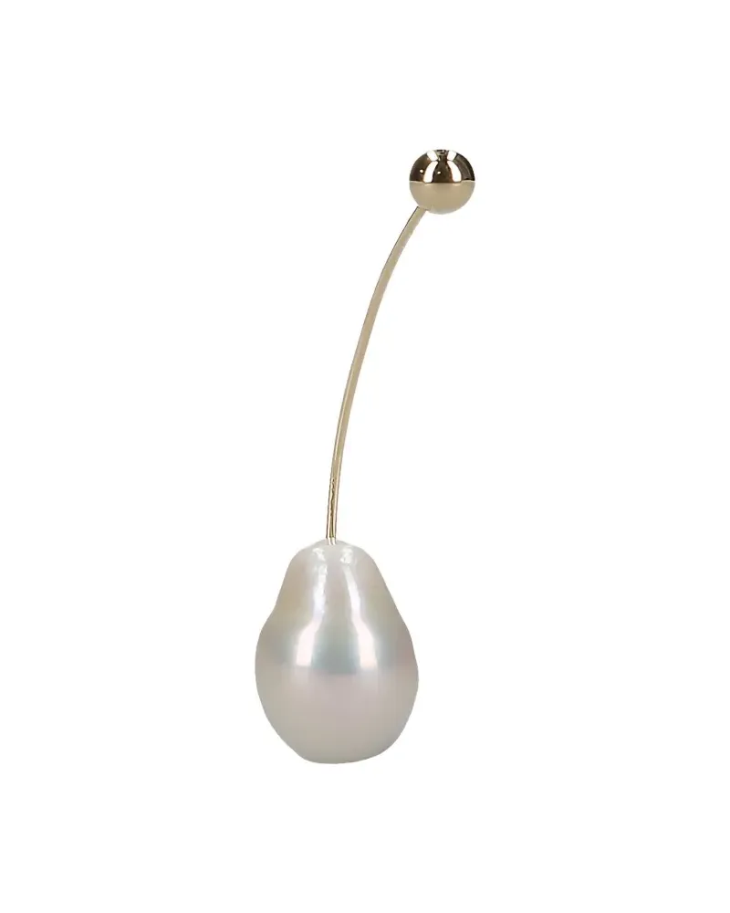 Sophie Bille Brahe 14K yellow gold Ariel pearl earring Gold