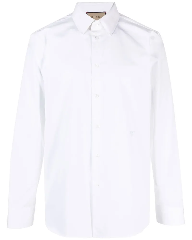 Gucci Langärmeliges Hemd Weiß