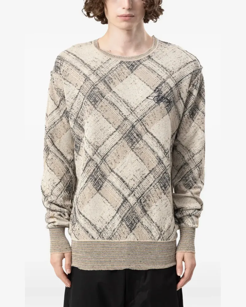 Vivienne Westwood Broken Tartan Pullover - Nude Nude