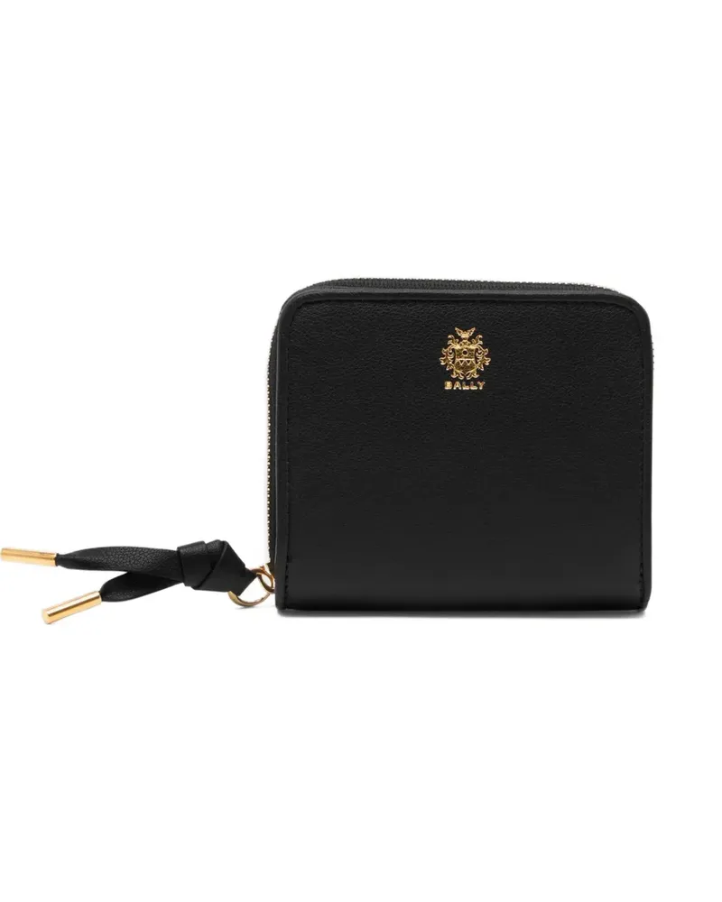Bally Essential logo-plaque wallet - Schwarz Schwarz