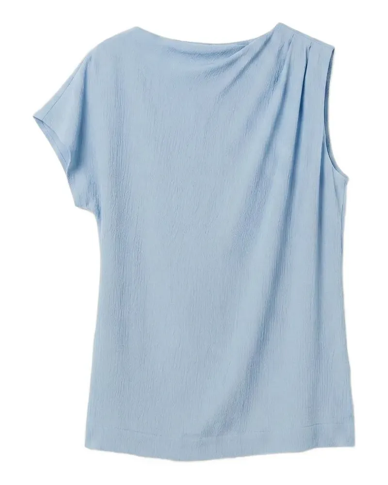 BONDI BORN Drapiertes Ardea Oberteil - Blau Blau