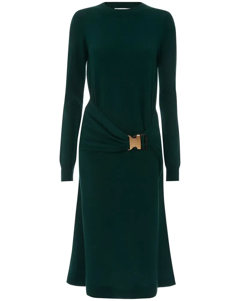 J.W.Anderson Midikleid mit Schnalle - Grün Grün