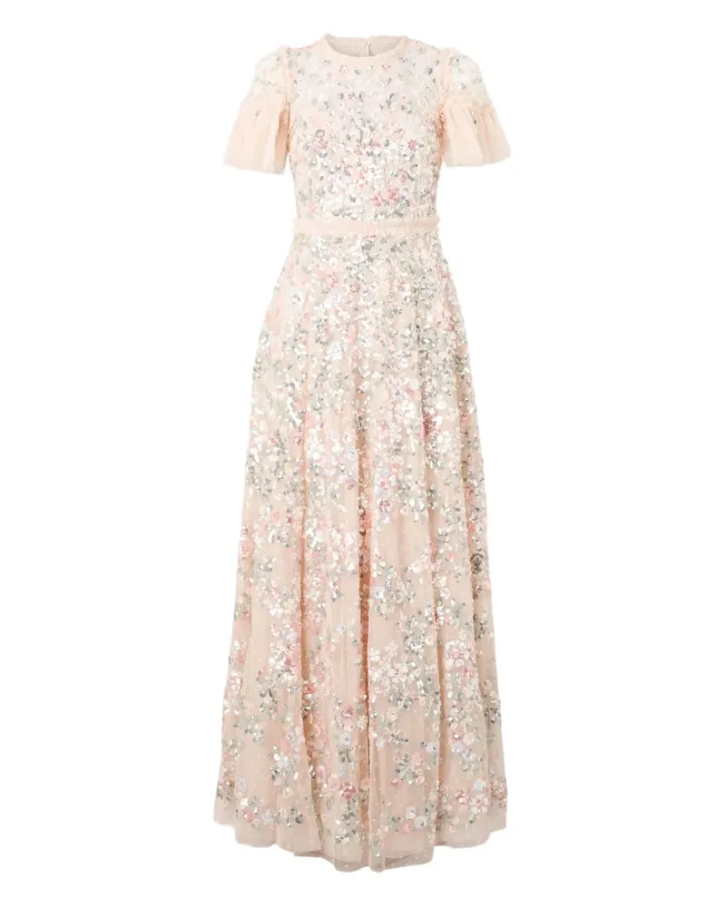Needle & Thread Dream Garland Abendkleid - Nude Nude