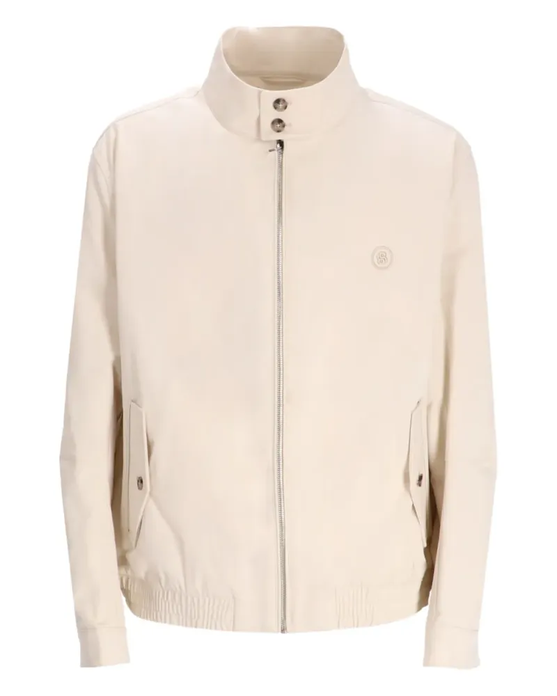 HUGO BOSS Jacke mit Stehkragen - Weiß Weiß