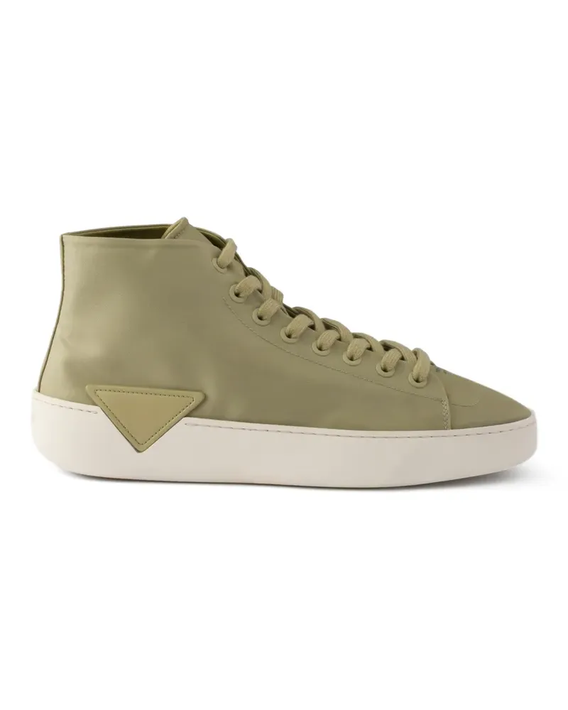 Prada High-Top-Sneakers aus Re-Nylon - Grün Grün