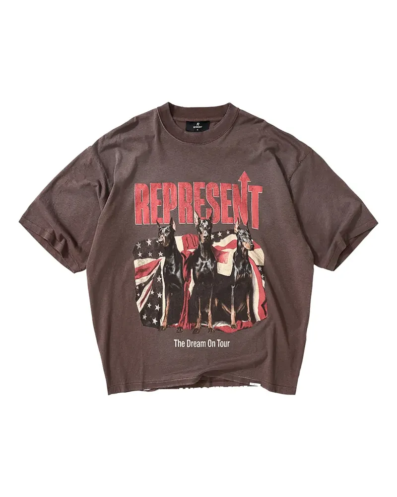 REPRESENT The Dream On Tour T-shirt - Braun Braun