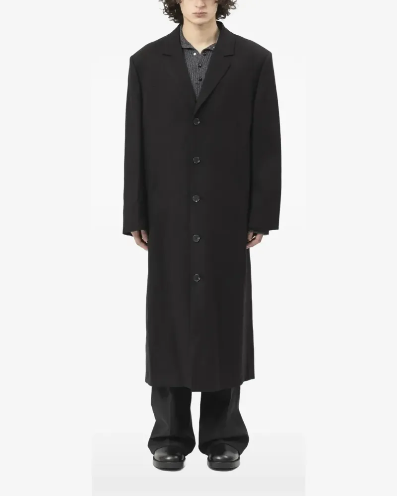 Entire Studios oversized structured coat - Schwarz Schwarz
