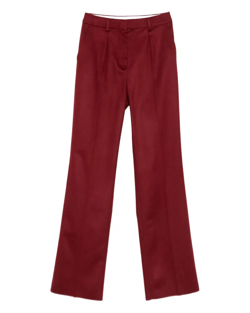 Max Mara Plissierte Hose - Rot Rot